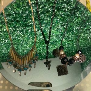 Trio of 90s necklaces